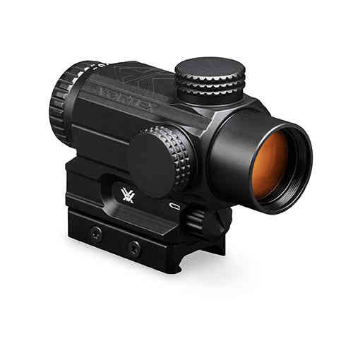 Il VORTEX Spitfire 1x AR Prism Scope con reticolo DRT offre un'ottica chiara, rapida acquisizione del bersaglio e robustezza, perfetto per ogni situazione di tiro.