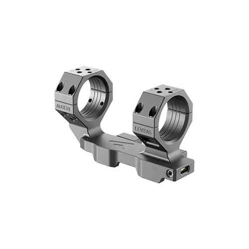 Il LEVITAS CANTILEVER SCOPE MOUNT di AUDERE, con diametro 34 e 20 MOA, offre stabilità e precisione per un'ottica montata, ideale per ogni tiratore.