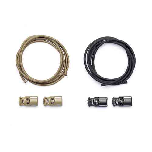 Il Shock KIT - Black di BLACKFOLIUM è un cordino elastico multiuso, ideale per fissare antenne radio, Tourniquet e abbigliamento, con bloccaggio sicuro grazie ai Cord-Lock.