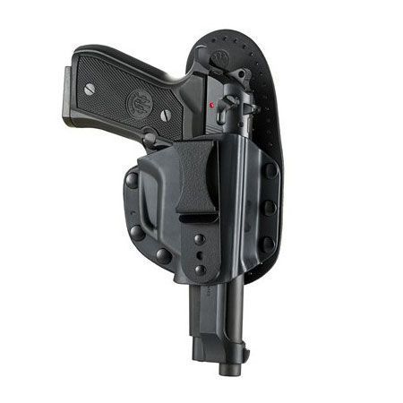 La Fondina Interna Model S Serie 92 All - DX di Beretta offre una vestibilità sicura e comfort ottimale, ideale per il trasporto discreto e veloce della tua arma.