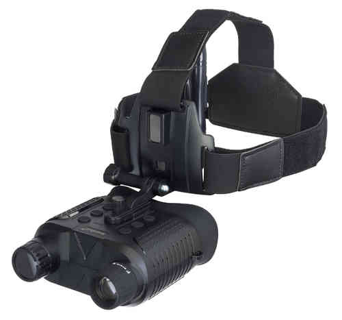 Il Visore notturno binoculare digitale Levenhuk Halo 13X Helmet offre un ingrandimento 13x, visione chiara al buio e design ergonomico per un utilizzo confortevole.